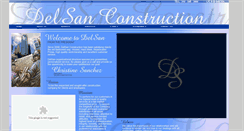 Desktop Screenshot of delsanconstruction.com
